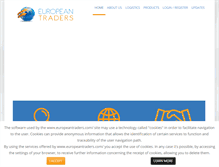 Tablet Screenshot of europeantraders.com